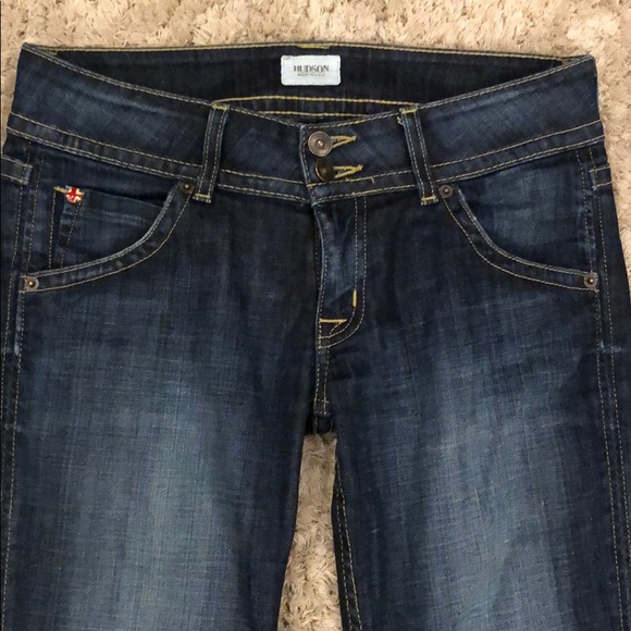 Hudson Flap Pocket Bootcut Ankle Jean in Elm - Picture 2 of 8